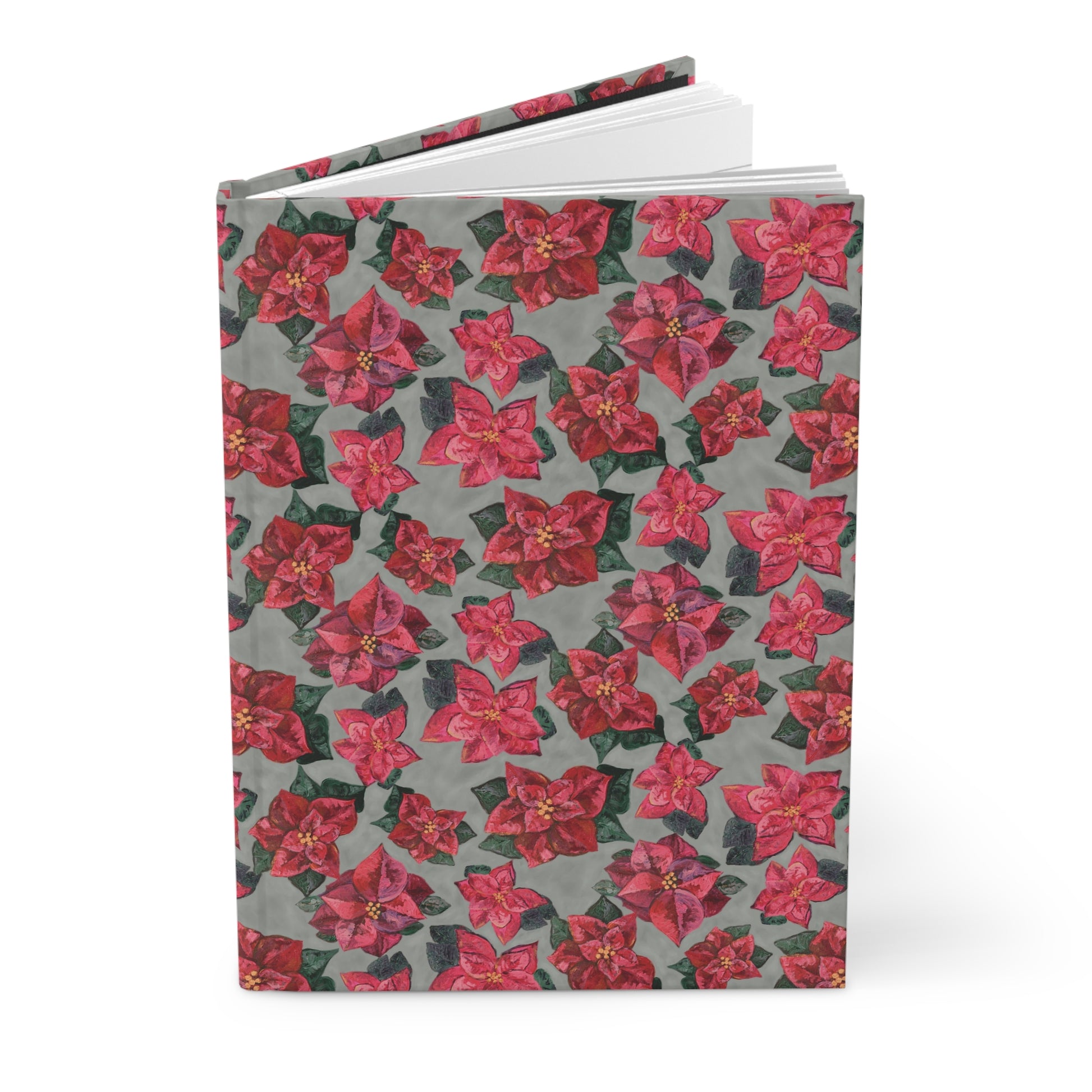 Custom Journal - Busy Sister Patterns by The Pink Picket Fence - Features original, hand painted art pattern cover - Write it down with this hardcover journal with lined pages