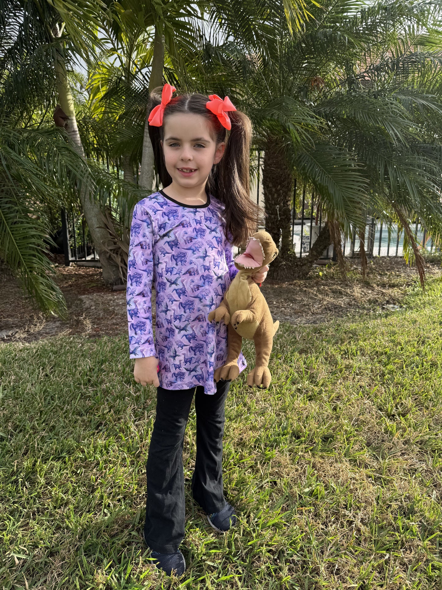 Suzie Dinosaur Dress | Girls Play Dresses | Dinosaur Clothes | Available in 3 colors