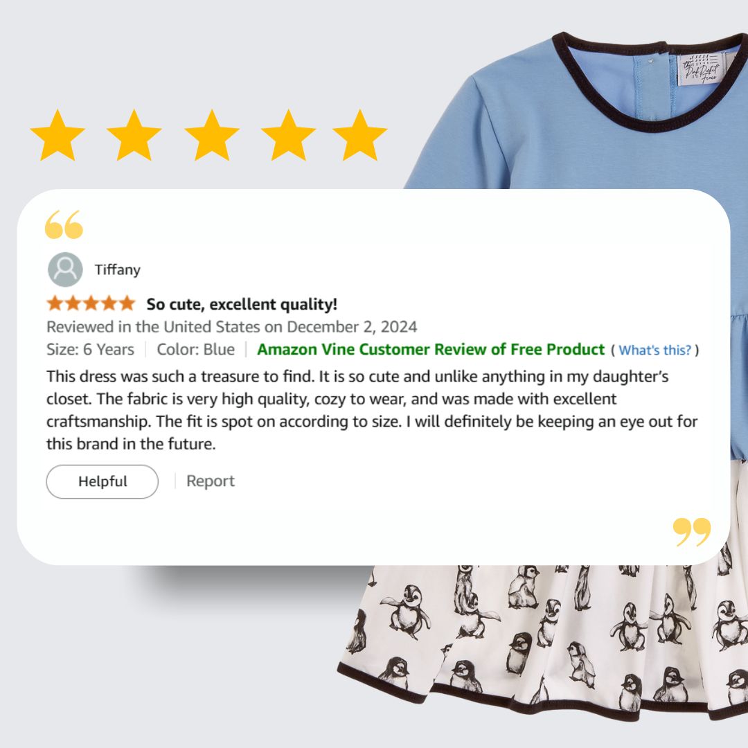 Girls Penguin Dress Review