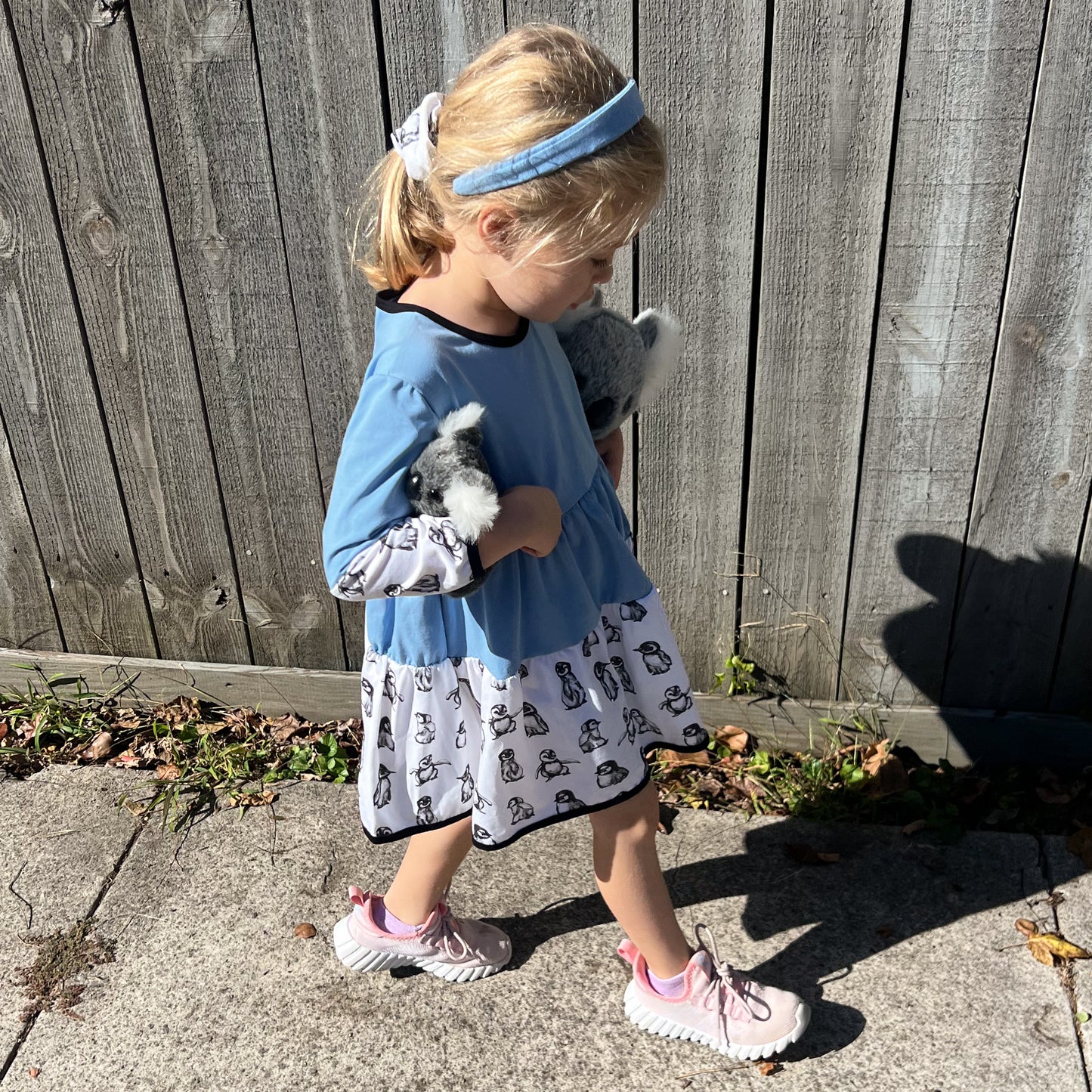 Black and White Twirl Dress