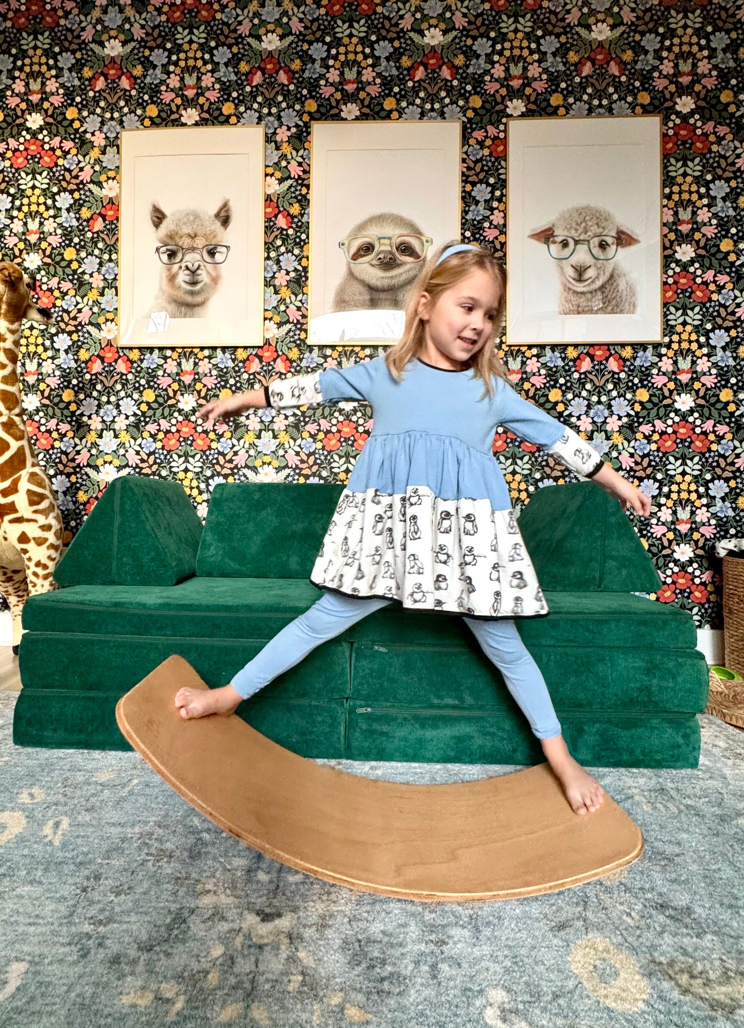 Girl in Penguin Dress