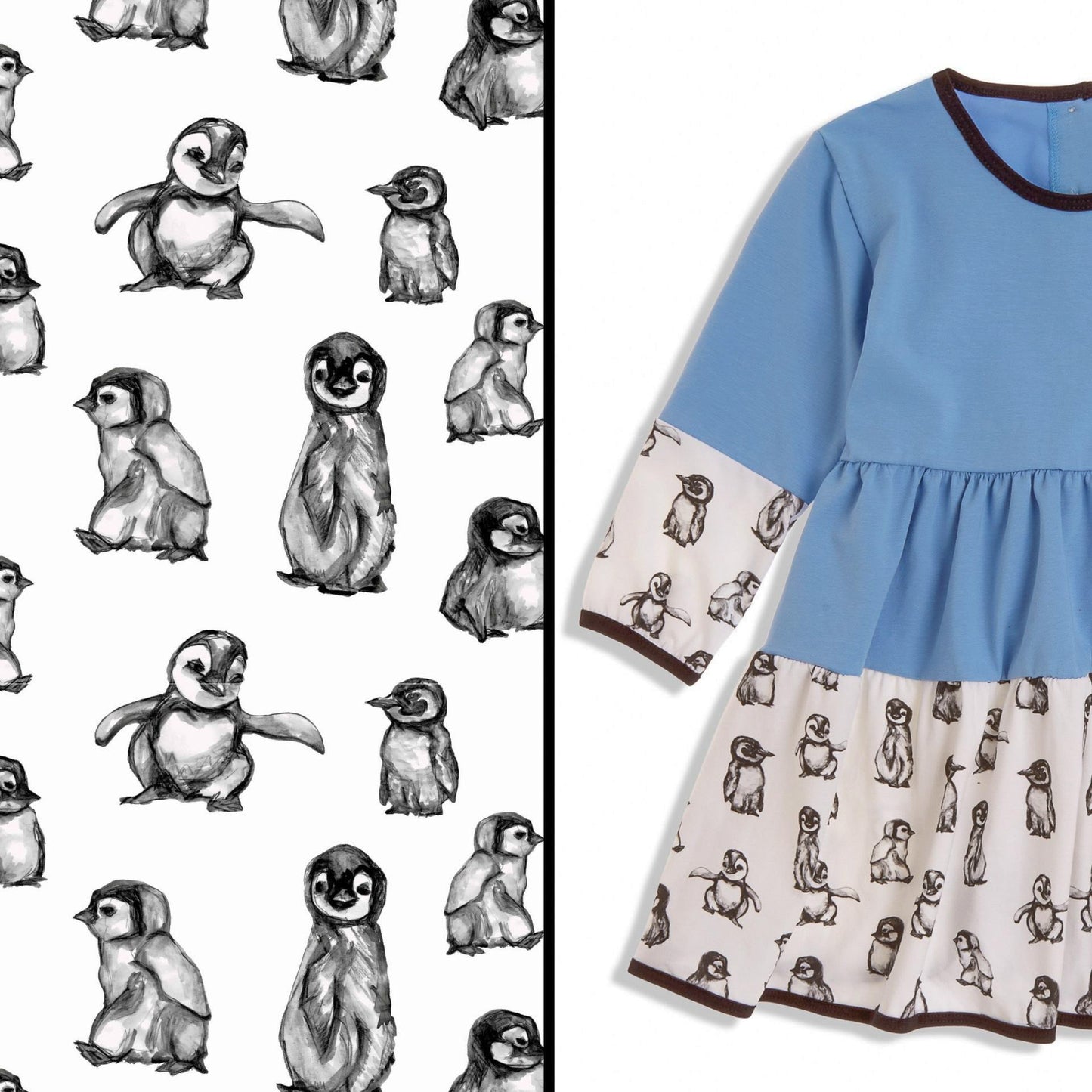 Penguin Pattern for Girls