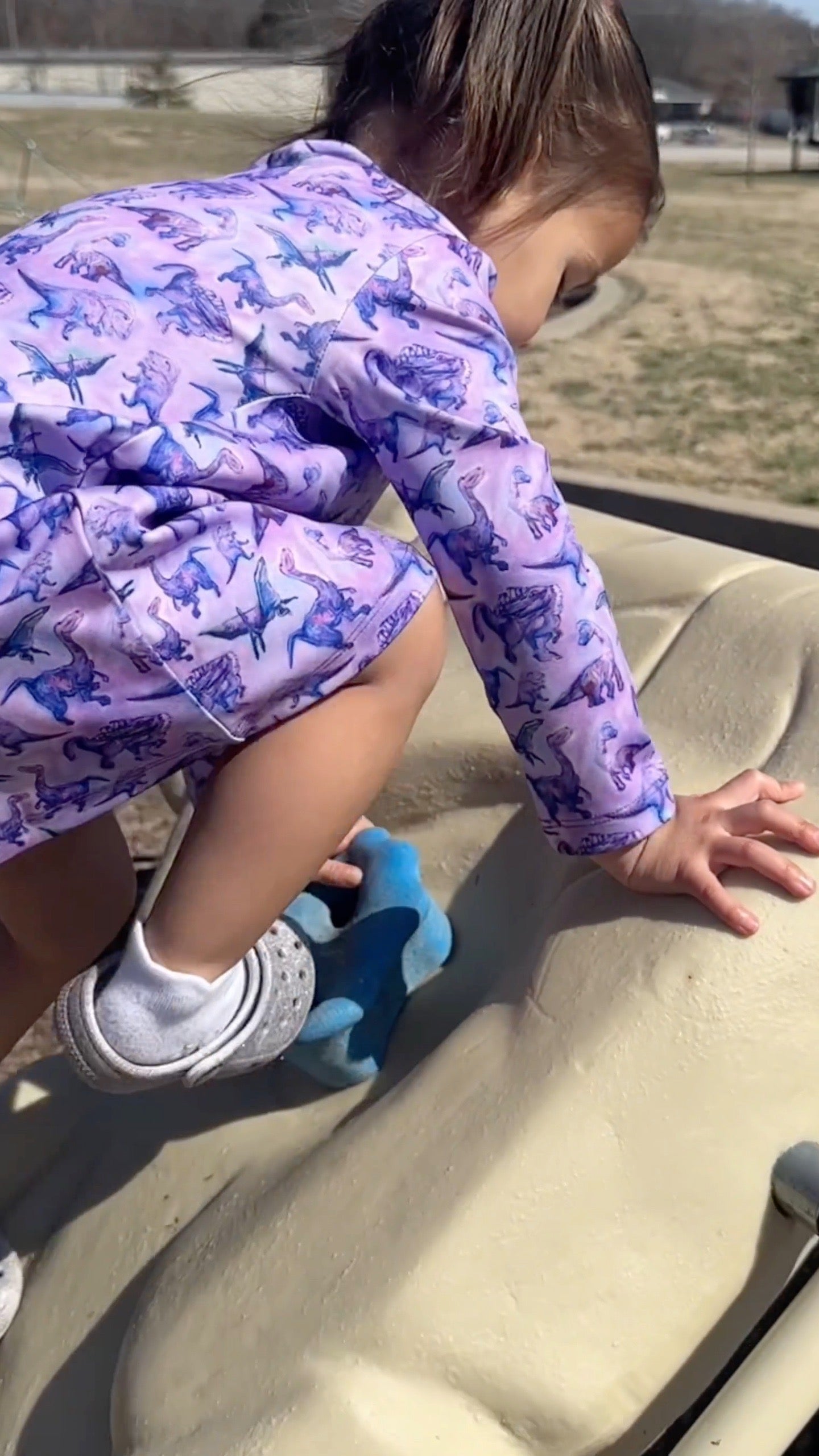 Suzie Dinosaur Dress | Girls Play Dresses | Dinosaur Clothes | Available in 3 colors