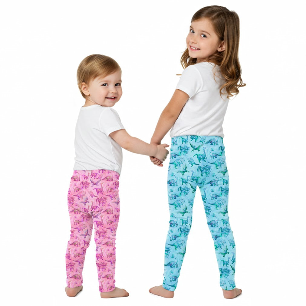 Suzie Dinosaur Leggings | Girls Playwear | Dinosaur Clothes | Best Leggings for Girls | Available in 3 Colors
