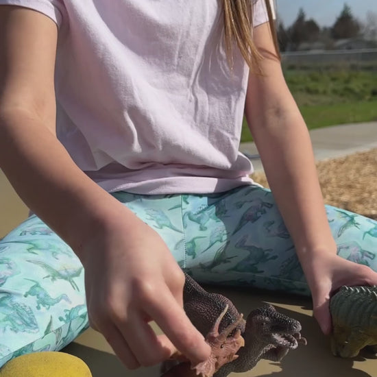 Dinosaur pattern, Super Soft, Stretchy Leggings, Super Soft Leggings, Lighweight Leggings, Leggings