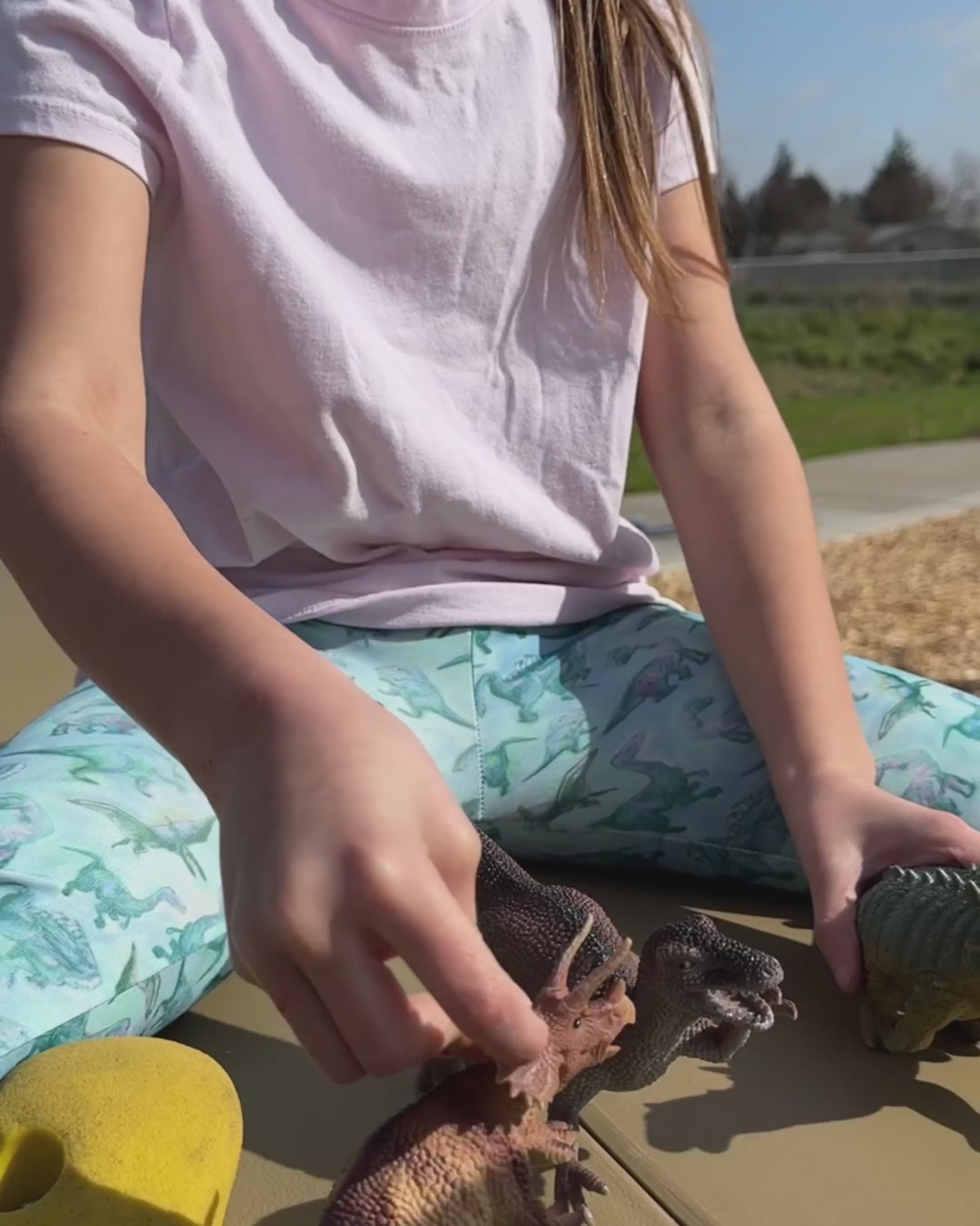 Dinosaur pattern, Super Soft, Stretchy Leggings, Super Soft Leggings, Lighweight Leggings, Leggings