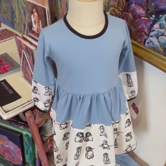 100% Cotton Penguin Dress